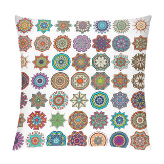 Personality  Vector Mandala Collection. Pillow Covers