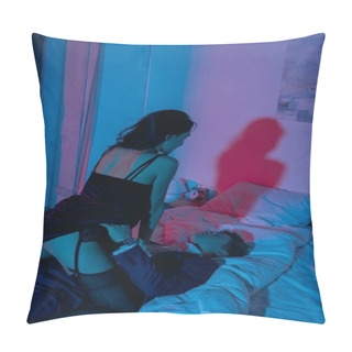Personality  Passionate Couple In Bed Pillow Covers