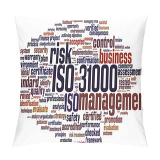 Personality  ISO 31000 Word Cloud Pillow Covers
