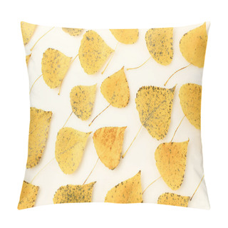 Personality  Autumnal Leaves Background Pillow Covers