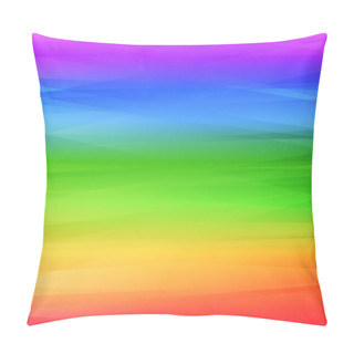 Personality  Rainbow Background Pillow Covers
