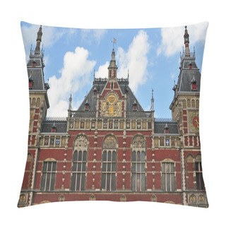 Personality  Amsterdam Train Station Pillow Covers