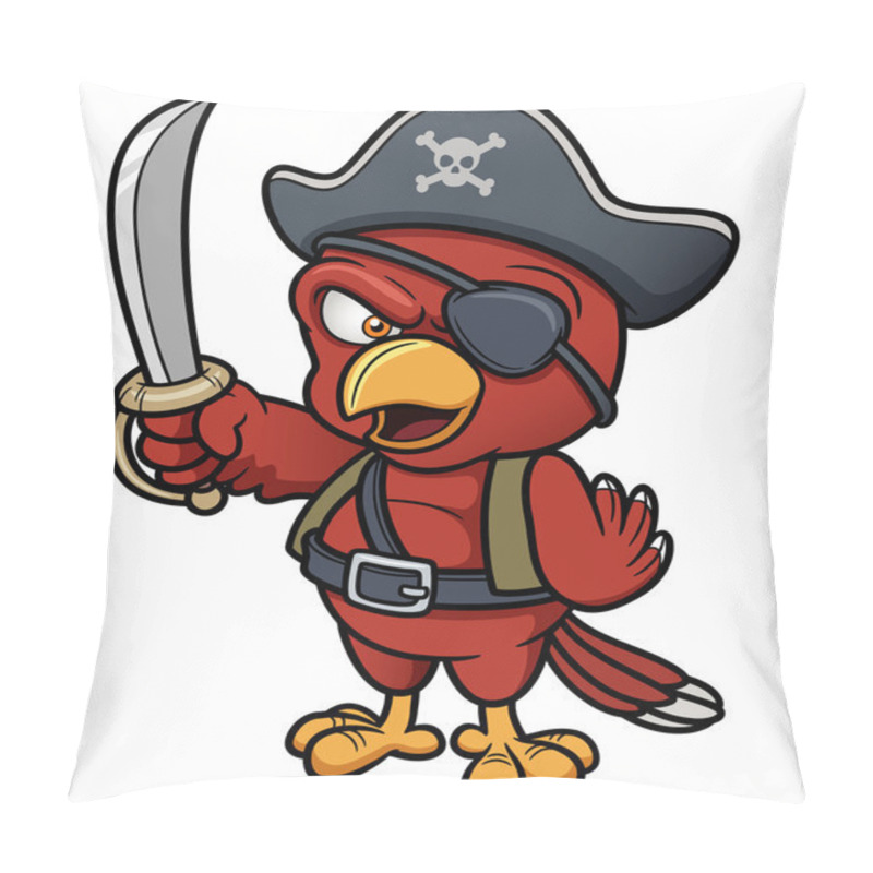 Personality  Cartoon Pirate Parrot Pillow Covers