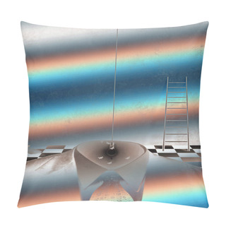 Personality Modern Abstract Color Surrealistic Illustration Pillow Covers