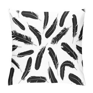 Personality  Seamless Feathers Pillow Covers