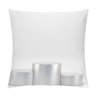 Personality  Illuminated Empty Stage Podium For Award Ceremony Pillow Covers