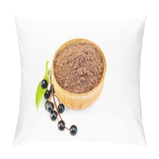 Personality  Flour Bird Cherry In Bowl With Berries Pillow Covers