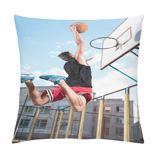 Personality  Basketball Player With Ball Pillow Covers