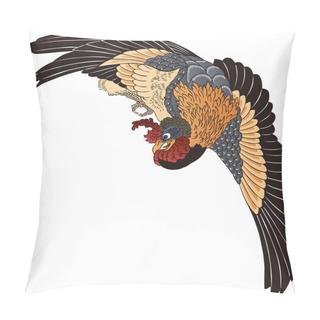 Personality  Ukiyo-e Pheasant 4 Pillow Covers