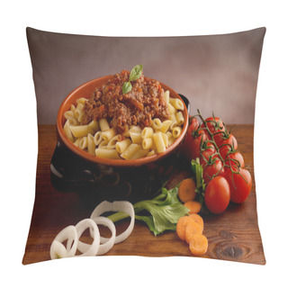 Personality  Ragu Pasta And Ingredients Pillow Covers