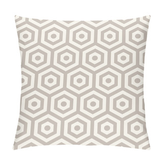 Personality  Hexagons Texture. Seamless Geometric Pattern. Pillow Covers