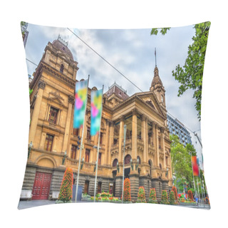 Personality  Melbourne Town Hall In Australia Pillow Covers