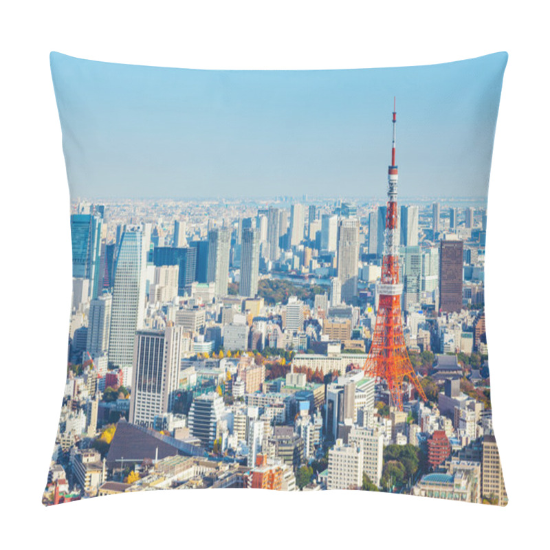 Personality  Tokyo skyline pillow covers