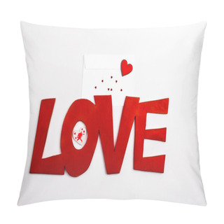 Personality  Red Text Font Love Pillow Covers
