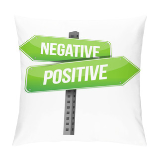 Personality  Positive Negative Sign Pillow Covers
