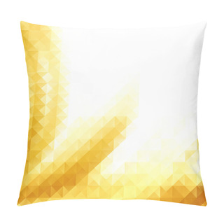 Personality  Yellow Grid  Mosaic Background, Creative Design Templates Pillow Covers