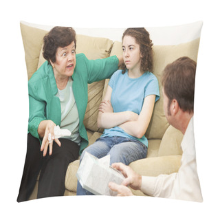 Personality  Angry Mother And Daughter Therapy Pillow Covers