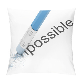 Personality  Impossible To Possible. Pillow Covers