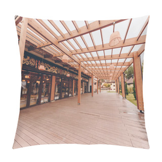 Personality  Countryside Restaurant With Wooden Decoration Pillow Covers