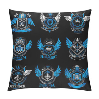 Personality  Heraldic Decorative Coat Of Arms Pillow Covers