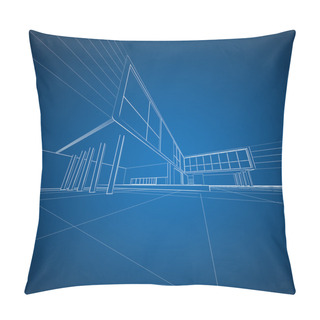 Personality  Concept Architecture Drafting Pillow Covers