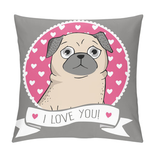 Personality  I Love You. Pillow Covers