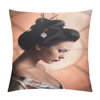 Personality  Apanese Geisha Woman Pillow Covers