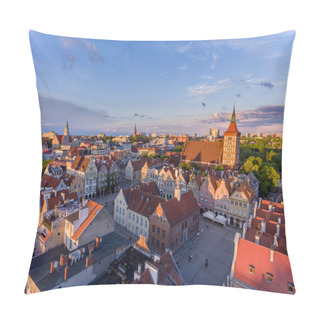 Personality  Olsztyn - The Old Town, The Old Town Hall, The Co-cathedral Basilica Of Saint James, Tenement Houses, The New Town Hall, The Church Of The Sacred Heart Of Jesus, High Gate Pillow Covers