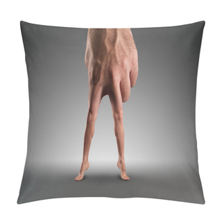 Personality  Male Hand With Legs Pillow Covers