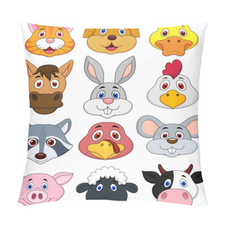 Personality  Animal Head Cartoon Collection Pillow Covers