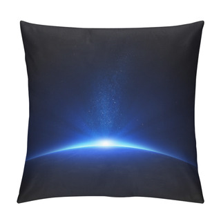 Personality  Earth Sunrise In Space Pillow Covers
