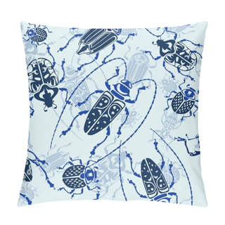 Personality  Seamless Bug Pattern Pillow Covers