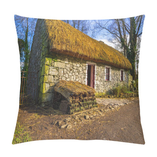 Personality  Old Cottage House In Co. Clare, Ireland Pillow Covers