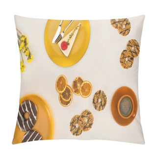 Personality  Fresh Pastries And Coffee Pillow Covers