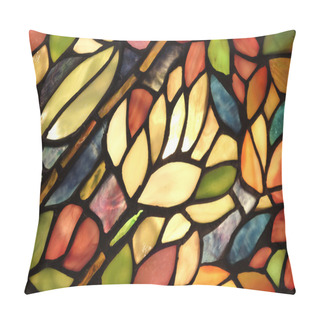 Personality  Glowing Glass Art Pattern Pillow Covers