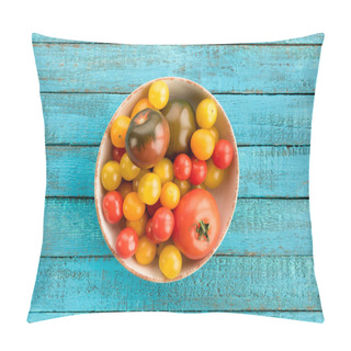 Personality  Tomatoes In Bowl On Table Pillow Covers