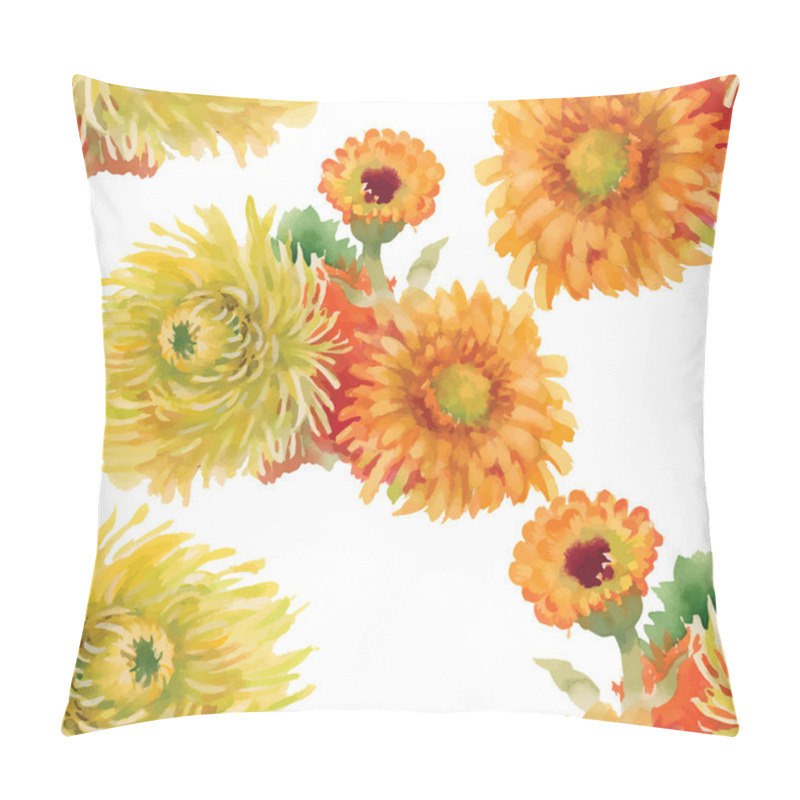 Personality  Beautiful garden flowers pattern pillow covers