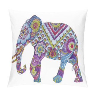 Personality  Elephant With Oriental Ornaments Pillow Covers