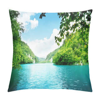 Personality  Lake In Deep Forest Pillow Covers