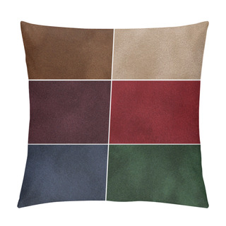 Personality  Set Of Multicolored Velvet Texture. Pillow Covers