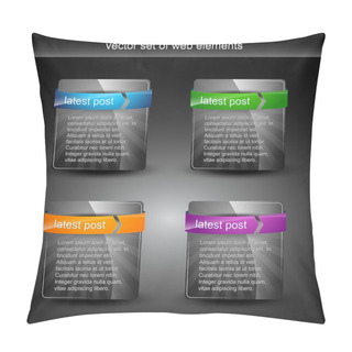 Personality  Web Elements Pillow Covers