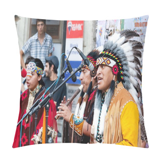 Personality  Indians Performing Pillow Covers