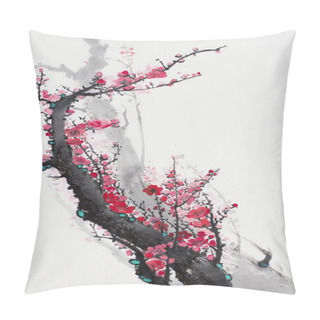 Personality  Flowering Plum Branch Pillow Covers