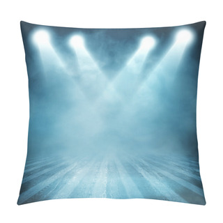 Personality  Background In Show. Interior Shined With A Projector Pillow Covers
