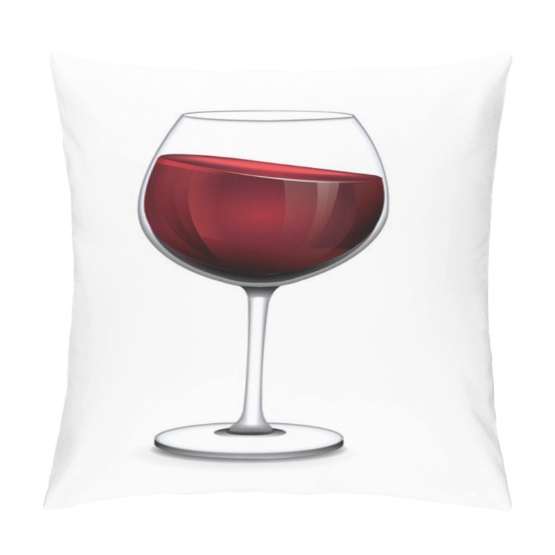 Personality  Glass of wine pillow covers
