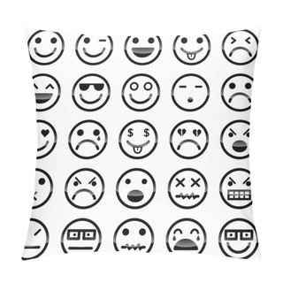 Personality  Smiley Icons Pillow Covers