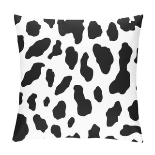Personality  Seamless Vector Background. Simple Cow Print. Pillow Covers