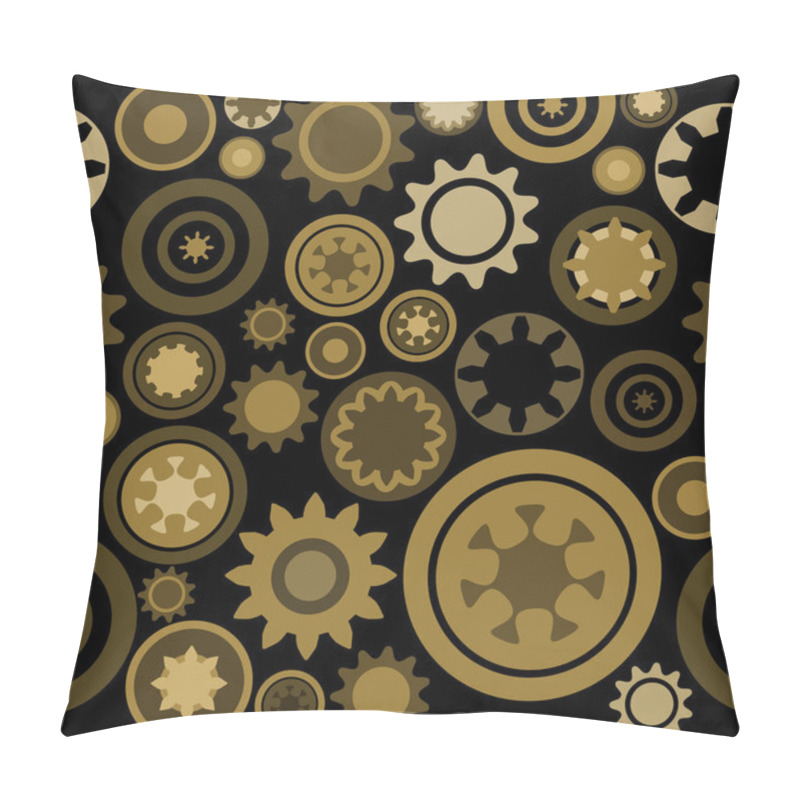Personality  Seamless Gear Pattern Pillow Covers