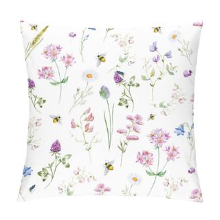 Personality  Watercolor Wildflower Pattern Pillow Covers