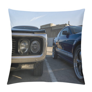 Personality  Usa Sportive Historical And Modern Car Pillow Covers